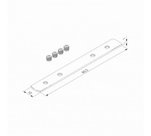 Соединительная планка для шинопровода Elektrostandard Slim Magnetic 85222/00 4690389208461 a068100 Соединительная планка для шинопровода Elektrostandard Slim Magnetic 85222/00 4690389208461 a068100