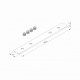 Соединительная планка для шинопровода Elektrostandard Slim Magnetic 85222/00 4690389208461 a068100