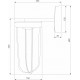 Уличный настенный светильник Elektrostandard Ritz 4690389208881 35183/D a068269