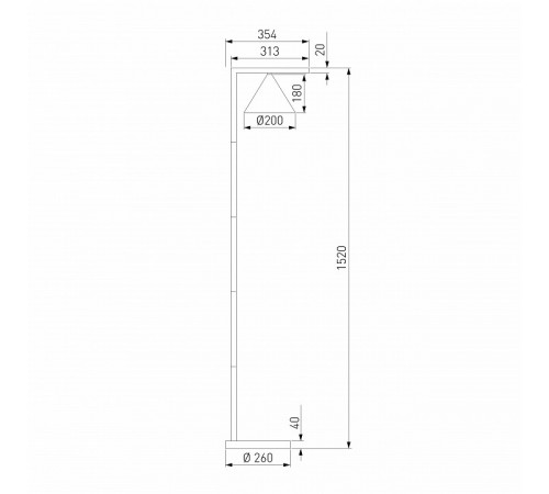 Ландшафтный светильник Elektrostandard Bevel 90317/1 4690389211539 a068473 Ландшафтный светильник Elektrostandard Bevel 90317/1 4690389211539 a068473