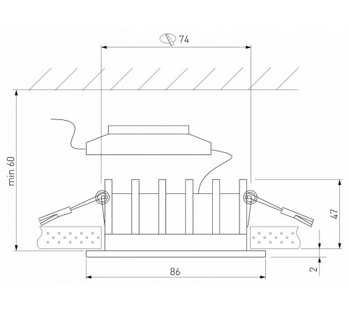 Встраиваемый светильник Elektrostandard Combi 25067/LED 4690389211553 a069004