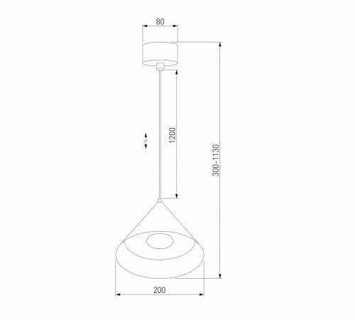Подвесной светильник Elektrostandard Conus 50316 LED 4690389213052 a069333 Подвесной светильник Elektrostandard Conus 50316 LED 4690389213052 a069333