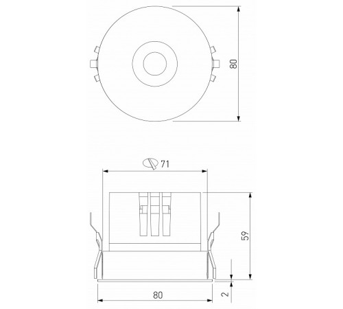 Встраиваемый светильник Elektrostandard Bliss 25070/LED 4690389212925 a069405 Встраиваемый светильник Elektrostandard Bliss 25070/LED 4690389212925 a069405