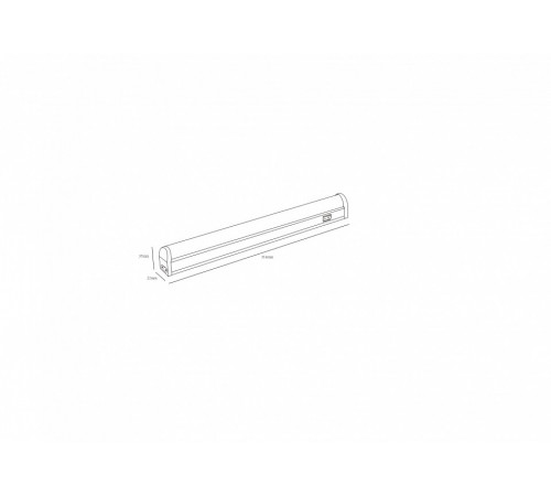 Мебельный светильник ЭРА LLED-02-04W-4000-MS-W Б0019783