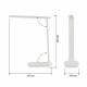 Настольная лампа Эра NLED-495-5W-W Б0051472