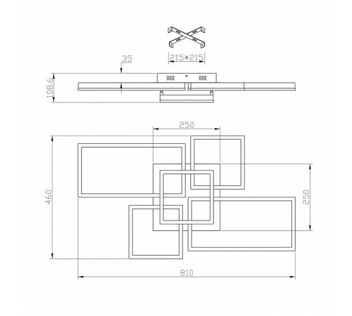 Потолочная люстра Escada Arcade 10225/5LED