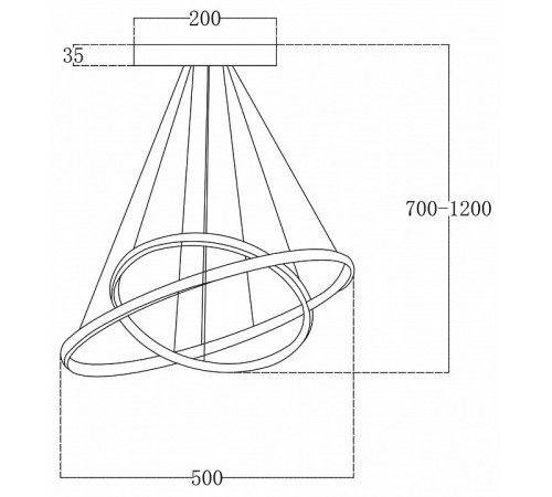 Подвесной светильник Escada Euler 10228/2LED