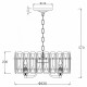 Подвесная люстра Escada Nerissa 2115/6S Chrome