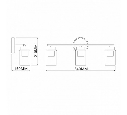 Бра Escada Dinasty 2118/3A Бра Escada Dinasty 2118/3A