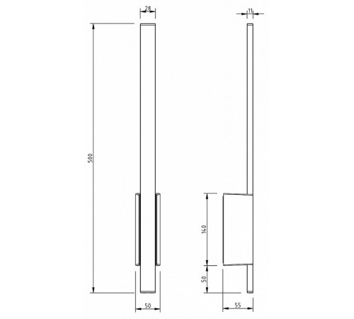 Настенный уличный светильник Escada 30009 30009W/01LED Настенный уличный светильник Escada 30009 30009W/01LED