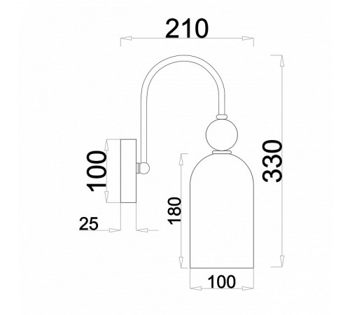 Бра Escada ODE 686/1A Chrome Бра Escada ODE 686/1A Chrome