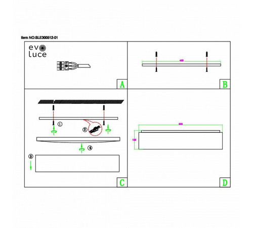 Потолочный светильник Evoluce Brescia SLE300512-01 Потолочный светильник Evoluce Brescia SLE300512-01