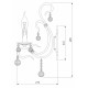Бра Eurosvet 12505/1 античная бронза Strotskis