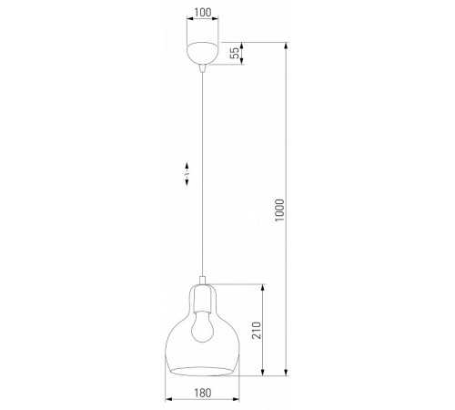 Подвесной светильник TK Lighting 601 Mango 1