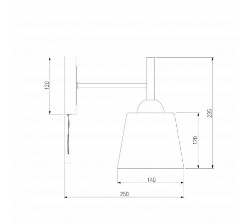 Бра Eurosvet Fresco 70085/1 белый Бра Eurosvet Fresco 70085/1 белый