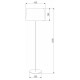 Торшер TK Lighting 2919 Maja