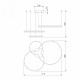 Подвесная люстра Eurosvet Gap 90280/3 золото Smart