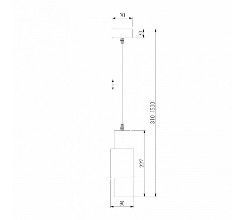 Подвесной светильник Eurosvet Bento 50204/1 LED белый/матовое серебро