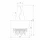Подвесная люстра Eurosvet Amantea 10122/6 хром/прозрачный хрусталь Strotskis Smart (10106/6) a054108