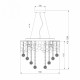 Подвесная люстра Eurosvet Lianna 10123/8 золото/прозрачный хрусталь Strotskis Smart (10114/8)