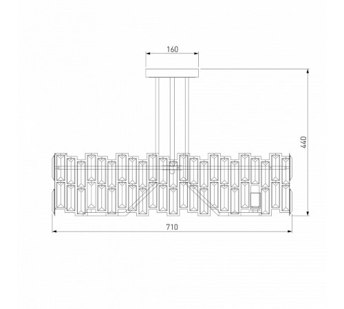 Потолочная люстра Bogate s Zolletta 339/8 Strotskis Smart (313/8)
