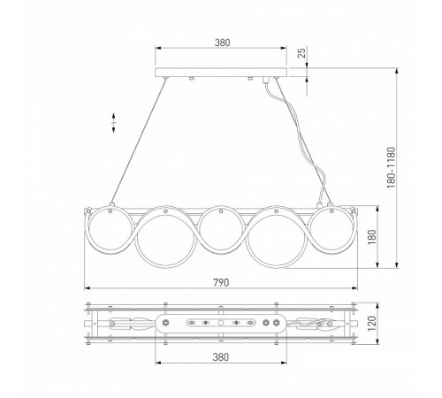 Подвесная люстра Bogate s Galicia 354/4 Smart (322/4) Подвесная люстра Bogate s Galicia 354/4 Smart (322/4)