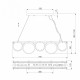 Подвесная люстра Bogate s Galicia 354/4 Smart (322/4)