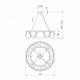 Подвесная люстра Bogate s Galicia 354/6 Smart (322/6) a054458
