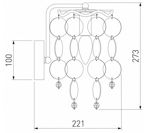 Настенный светильник Bogate s Bolla 334/1 (319/1) Настенный светильник Bogate s Bolla 334/1 (319/1)