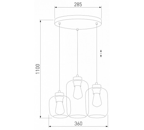 Подвесная люстра TK Lighting Marco 3325 Marco Green Подвесная люстра TK Lighting Marco 3325 Marco Green
