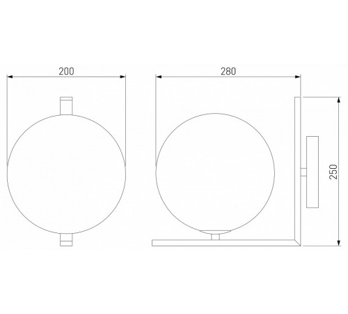 Бра Eurosvet Shape 70131/1 латунь Бра Eurosvet Shape 70131/1 латунь