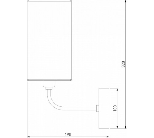 Бра Eurosvet Purezza 60128/1 золото