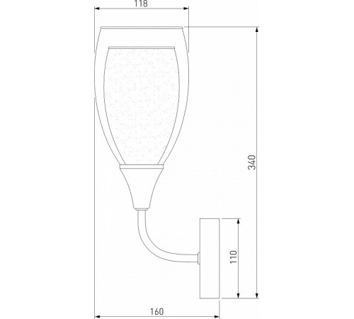 Бра Eurosvet Cosmic 50285/1 золото