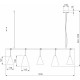 Подвесная люстра Eurosvet Castle 50088/5 белый/серебро