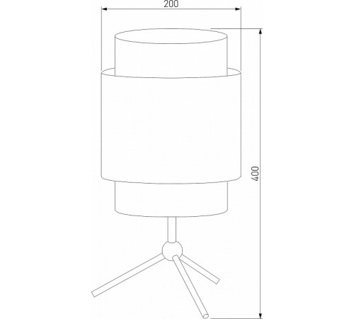 Настольная лампа TK Lighting Boho 6565 Boho White