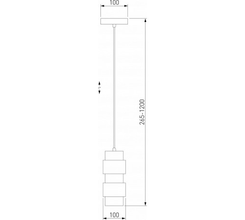 Подвесной светильник Eurosvet Mark 50235/1 никель a058954