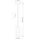 Подвесной светильник Eurosvet Mark 50235/1 никель a058954