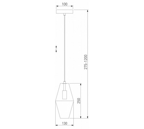 Подвесной светильник Eurosvet Prism 50236/1 прозрачный a058956