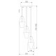 Подвесная люстра Eurosvet Prism 50236/3 прозрачный a058959