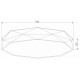 Потолочная люстра TK Lighting 4223 Kantoor Graphite