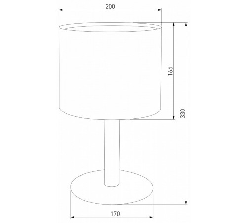 Настольная лампа TK Lighting 5217 Deva White
