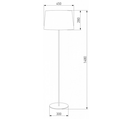 Торшер TK Lighting 2920 Maja Black