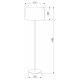 Торшер TK Lighting 2920 Maja Black