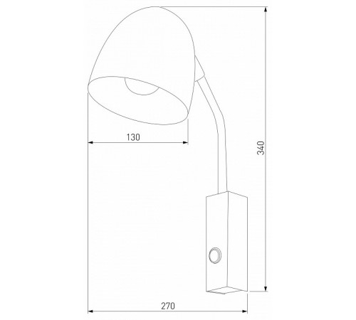 Бра TK Lighting 4167 Soho Black