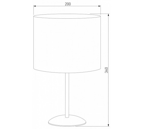 Настольная лампа TK Lighting 5278 Tercino Blue