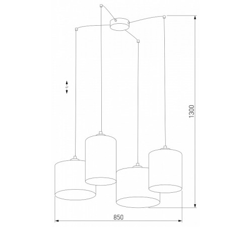 Подвесная люстра TK Lighting 6585 Juta Подвесная люстра TK Lighting 6585 Juta