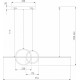 Подвесной светильник Eurosvet Twin 90265/1 черный a060607