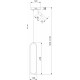 Подвесной светильник Eurosvet Spire 90269/1 черный/золото a060633