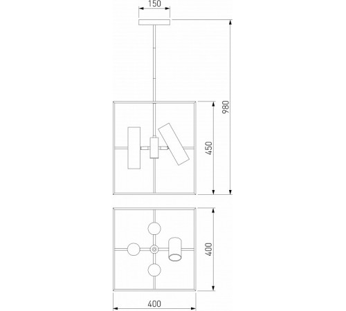 Люстра на штанге Eurosvet Adamson 70142/8 хром a060670 Люстра на штанге Eurosvet Adamson 70142/8 хром a060670
