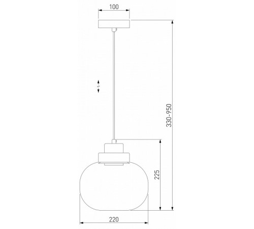 Подвесной светильник Eurosvet Jeffry 50241/1 LED дымчатый a060674